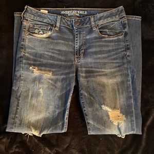 American Eagle ripped jeans